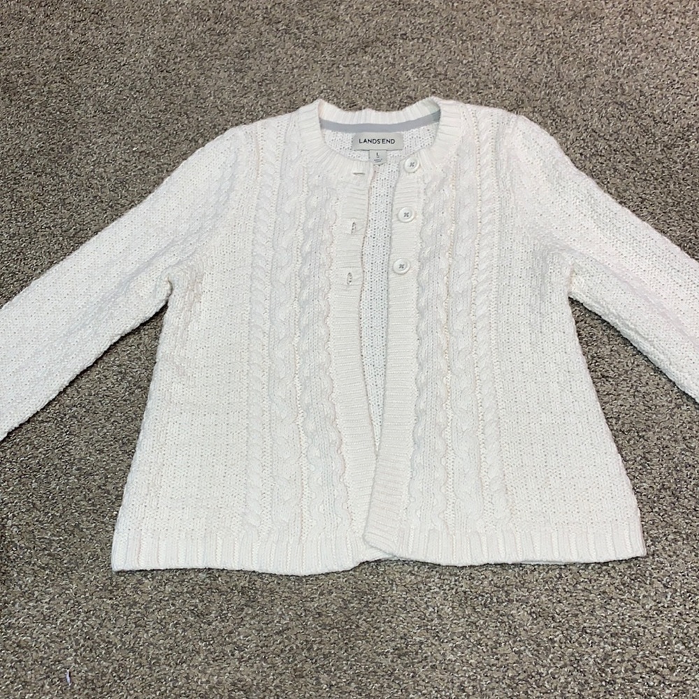 Lands End girl size L (14) cotton sweater